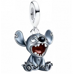 Charm Bébé Stitch pleure argent pour bracelet