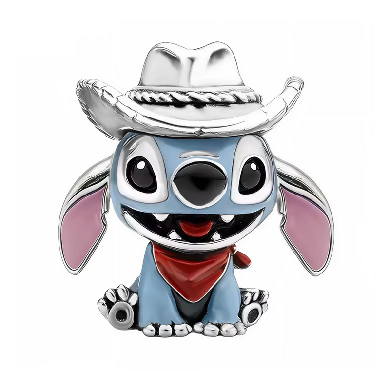 Charm Stitch cowboy chapeau country argent pour bracelet