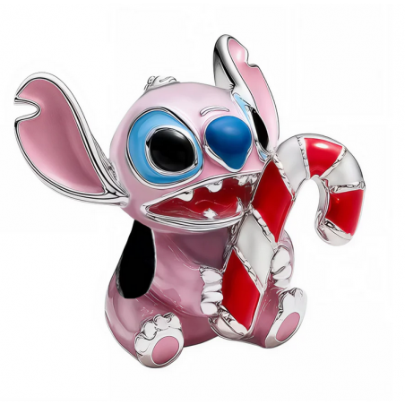 Charm Angel ami Stitch sucre d'orge noël argent pour bracelet