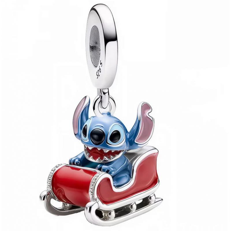 Charm Stitch dans son traineau de noël argent pour bracelet