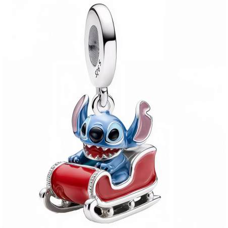 Charm Stitch dans son traineau de noël argent pour bracelet
