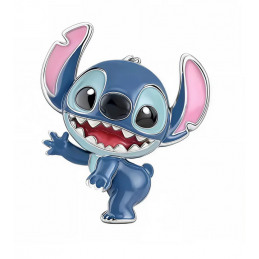 Charm Stitch Grand sourire argent pour bracelet