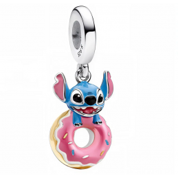 Charm Stitch saute sur un gateau donut argent pour bracelet