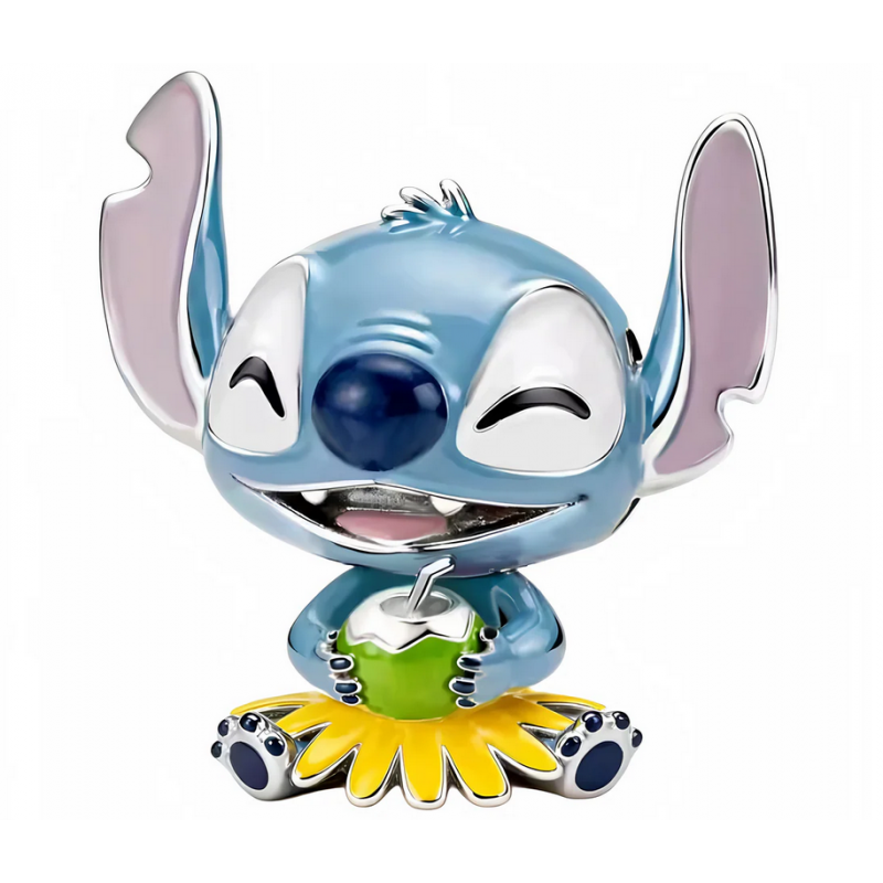 Charm Stitch boit un jus de coco argent pour bracelet