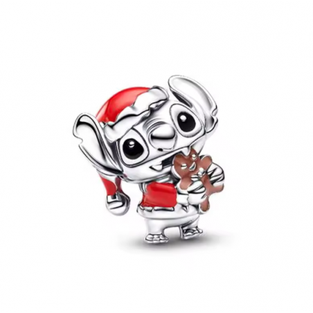Charm Stitch noël peluche petit biscuit pain d'épice argent pour bracelet