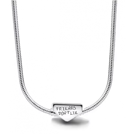 Collier pour charm triangle argent stranger things