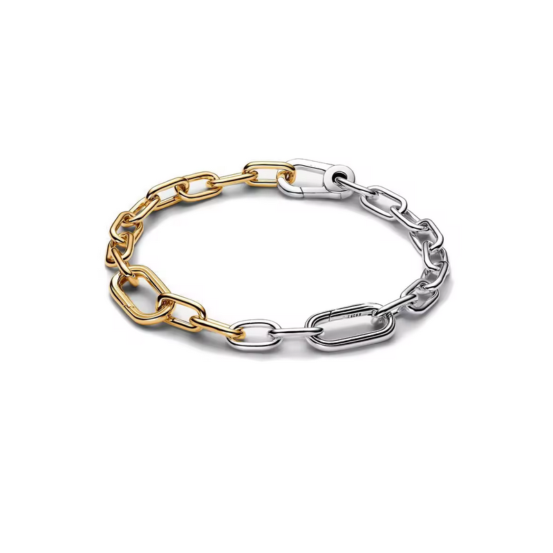 Bracelet maillon simple argent or compatible me