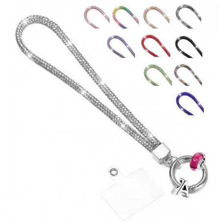 Lanière cordon sécurité bijou de téléphone main poignet pour charm