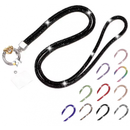 Lanière cordon sécurité bijou de téléphone tour de cou pour charm