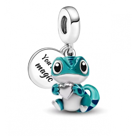 Charm salamandre Bruni reine des neiges argent pour bracelet