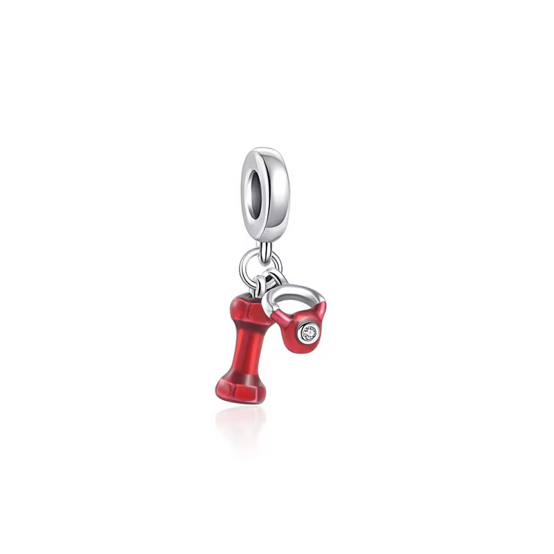 Charm altère poids musculation sport argent pour bracelet