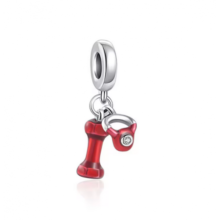 Charm altère poids musculation sport argent pour bracelet