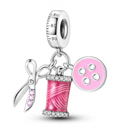 Charm argent métier esthéticienne pompier styliste couturière professeur pour bracelet