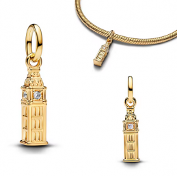 Charm monument bigben londres or pour bracelet