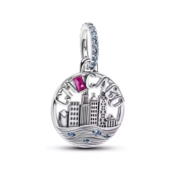 Charm ville chicago immeuble mer pour bracelet