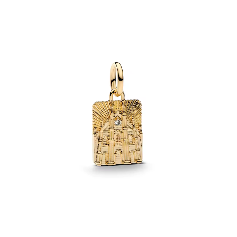 Charm dôme de milan italie doré pour bracelet