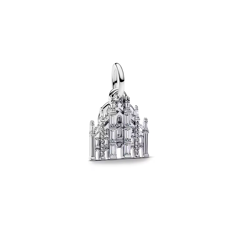 Charm dôme de milan italie avec plaque ronde pour bracelet