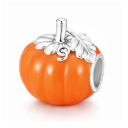 Charm citrouille orange pour bracelet