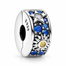 Charm séparateur clip soleil étoile collection la petite sirène pour bracelet